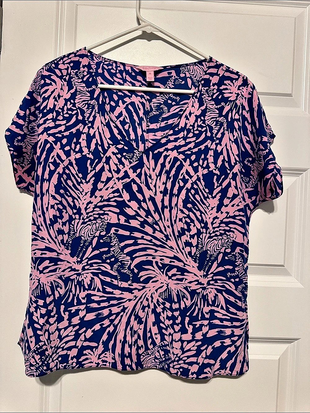 Lilly Pulitzer Asher silk top size medium